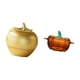 thumbnail image 5 of Escultura de fruta, estatua decorativa de resina, plato para dulces, tarro de vidrio para dulces con tapa, figura decorativa adecuada para decoración, 5 of 8