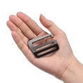 thumbnail image 4 of Uxcell 1.5" Webbing Release G Hook Buckle Adjuster for Backpack Strap, 2Pack Dark Grey, 4 of 6