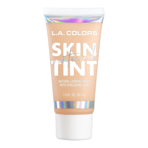 L.A. COLORS Natural Skin Tint Lightweight Hydrating Foundation, Light Vanilla, 1 fl oz