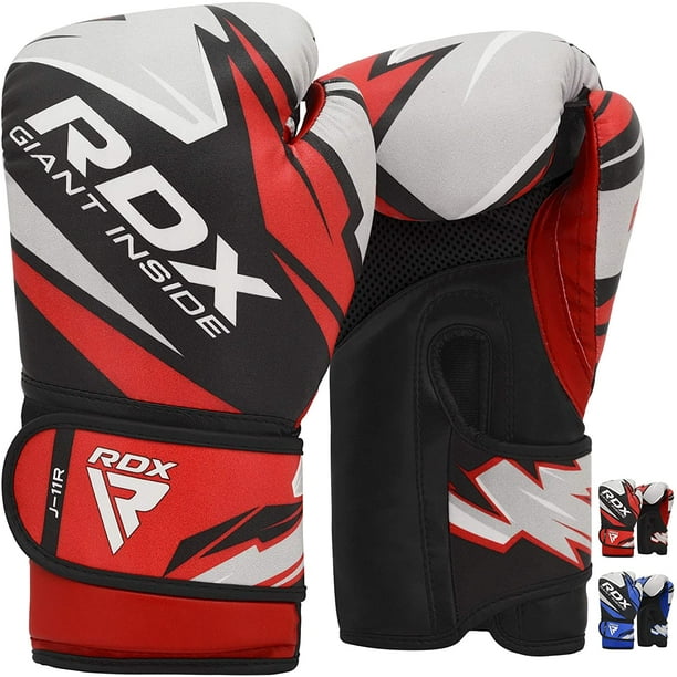 RDX Kids Boxing Gloves for Training and Muay Thai, Maya Hide Leather