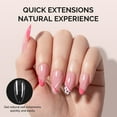 thumbnail image 2 of MelodySusie Medium Almond Nail Tips, 300Pcs Clear Acrylic, Half Matte Full Cover Press on Nails for DIY Extension & Salon Use, 15 Sizes Pre-Shaped for Long-Lasting Manicure, 2 of 7