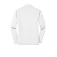 thumbnail image 6 of Port Authority Silk Touch Performance Long Sleeve Polo-2XL (White), 6 of 6
