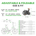 thumbnail image 4 of EMMO F7 S3 Vélo Électrique Pliant pour Adulte - Scooter Électrique Pliable 500W - Autonomie 160km - Noir - Suspension avant, 4 of 7