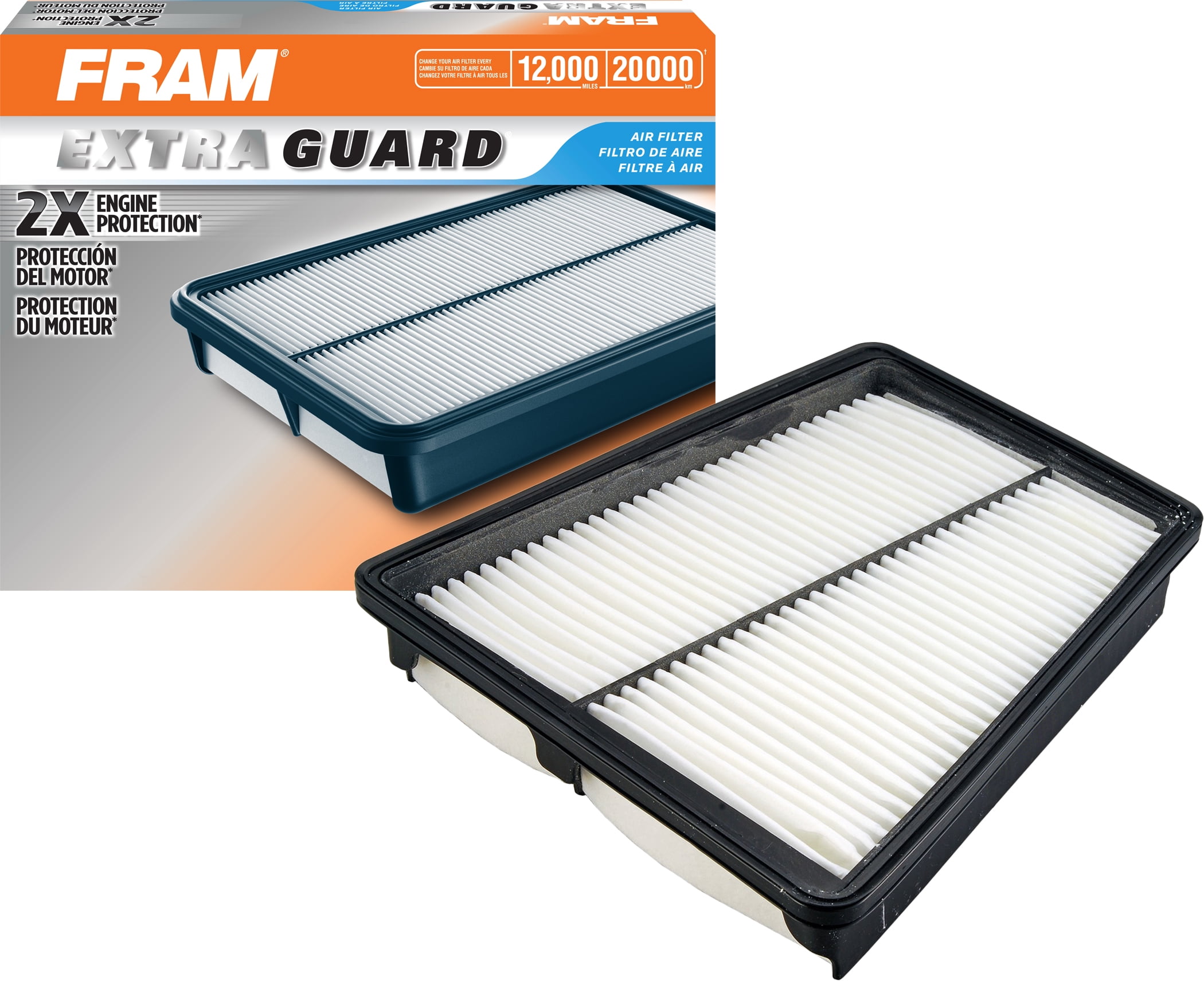 FRAM Extra Guard Air Filter, CA10661 for Select Hyundai and Kia Vehicles Fits select: 2009-2014 HYUNDAI GENESIS, 2011-2016 HYUNDAI EQUUS