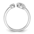 thumbnail image 2 of Auriga Fine Jewelry 14K White Gold Lab Grown Diamond Initial G Adjustable Ring for Women (Carat: 0.2cttw, Clarity: SI2, Color: GH), 2 of 5