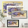 thumbnail image 3 of Old Wooden White House In Country Side Village During Afternoon Glow 20 in x 12 in Framed Painting Canvas Art Print, by Designart, 3 of 4