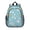 Unicorn and Dinosaur, variant on Unicorn and Narwhal Blue Pattern Backpack for School, Cute School Bag with Adjustable Shoulder Straps and Padded Back, 15"x11.42"x5.5"