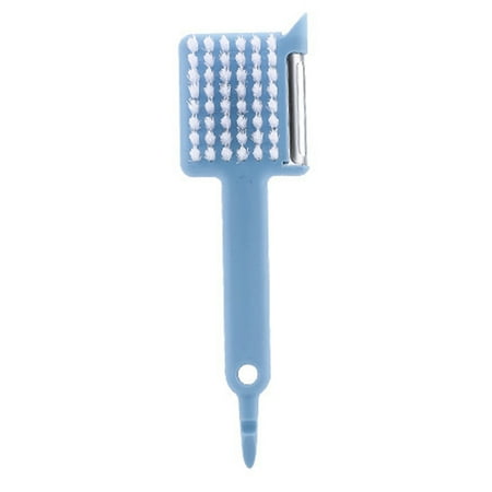 

Suzicca 5-in-1 Multifunctional Peeler for Vegetable Fruit Cleaning Brush Garlic Grinding Grater Can- Opener Cutter Practical Kitchen Utensil for Mashing Scraping Bottle Opening Brushing Bud Digging
