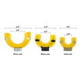 thumbnail image 5 of Strut Spring Compressor Set,Macpherson Strut Spring Compressor Kit,Interchangeable Fork Strut Coil Extractor Remover Tool,with Yellow Protective Sleeve&Carrying Case, 5 of 10