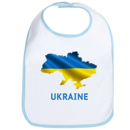 

CafePress - Cool Ukraine Flag Ukrainian Pride Native - Cute Cloth Baby Bib Toddler Bib