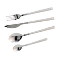 thumbnail image 1 of Set de Cubiertos Blanco Top Choice 16 Piezas Tipo Madera, Acero Inoxidable, Mango Ergonómico, Modernos y Resistentes, Incluye Cuchillos, Tenedores y Cucharas, 1 of 1