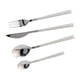 thumbnail image 1 of Set de Cubiertos Blanco Top Choice 16 Piezas Tipo Madera, Acero Inoxidable, Mango Ergonómico, Modernos y Resistentes, Incluye Cuchillos, Tenedores y Cucharas, 1 of 1