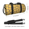 thumbnail image 2 of Honeii Sunflower Print Duffle Bag and Adjustable Strap,Foldable Travel Duffel Bags for Men Women,Waterproof Duffel Bags, 2 of 6