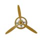 thumbnail image 1 of Adorno de pared con forma de cabeza de avión, accesorio decorativo de hierro para pasillo interior. Amarillo, 1 of 7