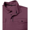 thumbnail image 5 of Men's Polo Shirts with 2 Pockets Short Sleeve Quick Dry Casual Sports Outdoor Golf Shirt for Men Basic T-Shirt Tops, XL, 5 of 6