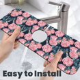 thumbnail image 6 of Sikiie Rose Flowers Splash Guard for Sink Faucet-1 PC Super Absorbent Fast Drying Mat Sink Gadgets-Splash Guard for Kitchen, Sink Mat, 6 of 7