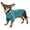 Forest Green / Grey, variant on Dog Helios ® 'Eboneflow' Mediumweight 4-Way-Stretch Flexible And Breathable Performance Dog Yoga T-Shirt