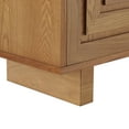 thumbnail image 5 of Christopher Knight Home 59" Modern Sideboard Storage Cabinet with 4-Door and Metal Handles, Natural, 5 of 11