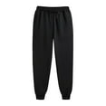 thumbnail image 4 of Susanny Sweatpants for Women Tall Long Cinched Drawstring with Pockets Fleece Sweat Pants Workout Casual Clearance Baggy Pants Running Cute Petite Jogger Pants Black S, 4 of 5