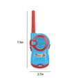 thumbnail image 3 of Qocolhg Kids Walkie Talkies Toys for Boys Girls: Mini Walkies Talkies 2 Pack Halloween Christmas Birthday Gifts for 3 4 5 6-8 Year Old Boys Toys for 4 5 6 7 8-10 Year Old Camping Outdoor Games, 3 of 7