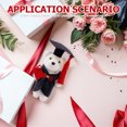 thumbnail image 3 of ColoMX 10pcs Graduación de osos suaves de oso suave para graduación Presente Mini Plush Animal para la temporada de osos Bouquet Decoración de osos, 3 of 7