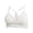 White, variant on Sleeping Bras for Women Lace Fashion Sling No Underwire Small Sling V-Neck Seamless Bra Feature Hook and Eye Closure Push-up Bra Style Y-83 , White