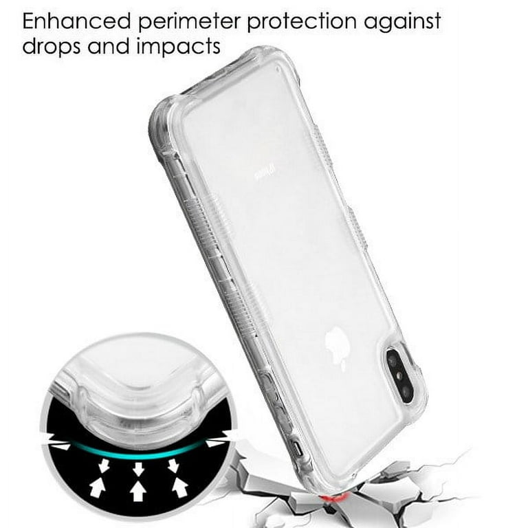 Carcasa Iphone Xs Max De Silicona Flexible Trasera Antihuellas Transparente  con Ofertas en Carrefour