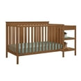 thumbnail image 4 of Delta Children Ellie 5-in-1 Convertible Crib and Changer - Greenguard Gold Certified, Chestnut, 4 of 13