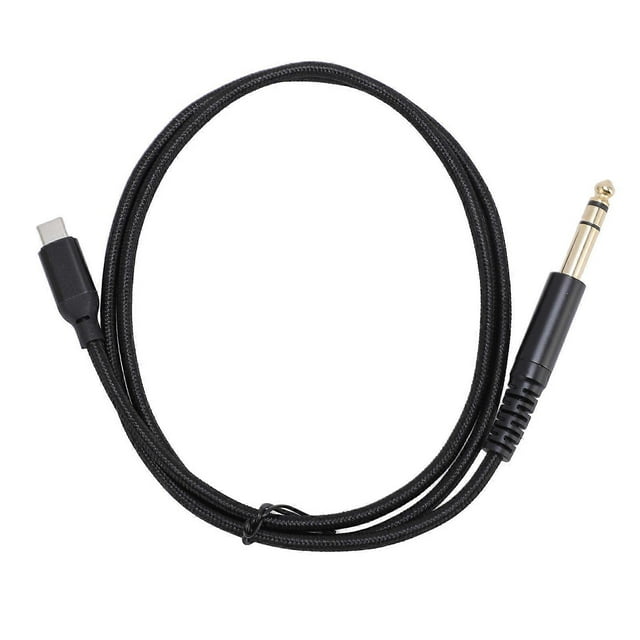 USB C to 6.35mm Male Cable Type C to 6.35mm Aux Jack Stereo o Adapter for Amplifier Mixer Speaker 2m