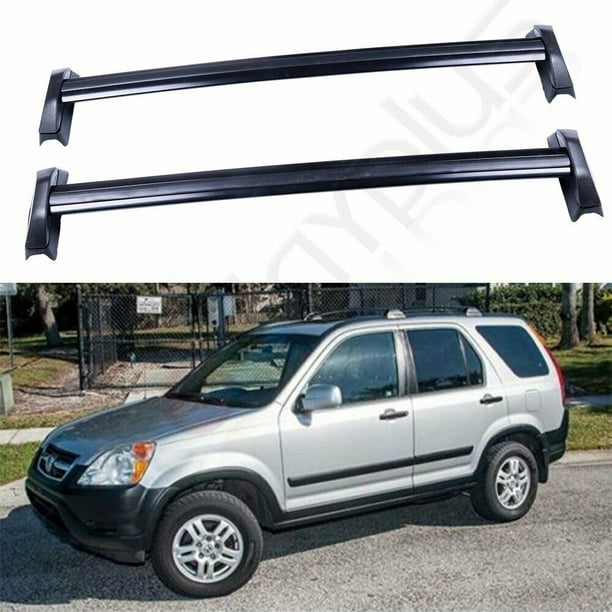 2x For 20022006 Honda CRV CRV Black Roof Rack Cross Bars Luggage