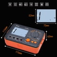 thumbnail image 2 of VC60B+ High Accurancy Digital Insulation Resistance Tester Portable MegOhm Meter with Backlight, 2 of 8