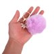 thumbnail image 5 of CRILSTYLEO 6Ud Llaveros Violetas Con Pompón De Y Anilla Metálica Resistente, 5 of 6