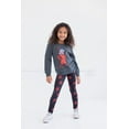 thumbnail image 3 of Miraculous Ladybug Little Girls Pullover Hoodie and Leggings Outfit Set Little Kid to Big Kid, 3 of 5