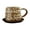 Hammer pattern, variant on Ceramic Mug Natural Wabi Sabi Aesthetic Appeal Drinkware Japanese Drinking Cup