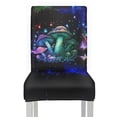 thumbnail image 6 of COEQINE Dining Room Chair Slipcovers Set of 1, Stretchable Universal Fit Chair Protector Polyester Spandex Machine Washable Covers for Dining Room, Hotel, Ceremony, Mushroom Galaxy, 6 of 7