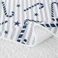 thumbnail image 5 of Manfei Happy Xmas Twin Quilt Set,Cute Christmas Candy Cane Twin Coverlet Set,2pcs,1 Bedspread and 1 Pillowcase, 5 of 7