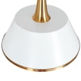 thumbnail image 6 of LNC White and Gold Modern Dome Pendant Light with Brass Finish for Kitchen or Dining Room, 6 of 14
