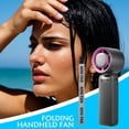 thumbnail image 3 of Personal Portable Fan Foldable Cooling Fan USB Rechargeable, 3 of 5