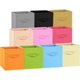 thumbnail image 1 of Cajas de Almacenamiento Plegables de Tela, Cubos de Almacenamiento 28 cm, Juguetero Organizador Infantil para Niños, Cajas Organizadoras Contenedores para Clósets, Cajas para Ropa（10pcs）, 1 of 4