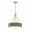 Brown, variant on Designers Fountain - Erba - 3 Light Pendant-15.25 Inches Tall and 16 Inches Wide