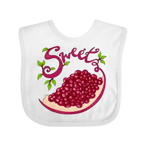 Inktastic Sweet Pomegranate Boys or Girls Baby Bib