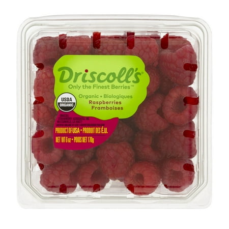 UPC 715756100040 product image for Driscoll's Organic Raspberries, 6.0 OZ | upcitemdb.com