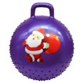 thumbnail image 1 of Christmas Theme Yoga Ball Lightweight Anti-slip PVC Handle Hopper Ball for Exercise, 1 of 10