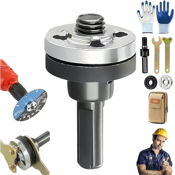 Angle Grinder Adapter for Drill, Wear-Resistant and High Temperature Resistant Conversion Angle Grinding Adapter Connecting Rod Kit, Angles Grinder Connector for Polishing