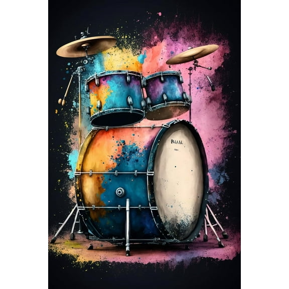 Jigsaw Puzzle 500 Pieces Colorful Drums - Wooden Puzzles for Adults, Challenging Puzzle, for Living Room Decor & Puzzle Lovers Gifts