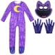 thumbnail image 4 of Pijama de peluche de gato para Halloween, disfraz de mono para adultos y niños, 4 of 5