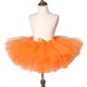 thumbnail image 4 of Falda tutú naranja para niñas, faldas de ballet mullidas para niñas, tutú para niñas, falda de tul para fiestas de cumpleaños, falda para niñas pequeñas, 4 of 5