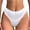 White, variant on Women's Underwear – Soft Briefs with Button Detail, Multipack Daily Wear Panties for Women in Black, Gray, Pink, Brown, Green
