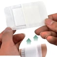 thumbnail image 4 of 10PCS 7x6cm Large Size Comfortable Non-woven Adhesive Wound Dressing Gauze Band Aid Bandage, 4 of 8
