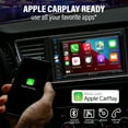 thumbnail image 3 of Planet Audio P62CP Car Stereo - Apple CarPlay, Double Din, 6.2 inch Touchscreen, Bluetooth, No CD DVD Player, AM/FM Radio Receiver, Wireless Remote Control, USB, SD, 3 of 13